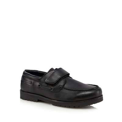 Debenhams Boys' black boat shoes